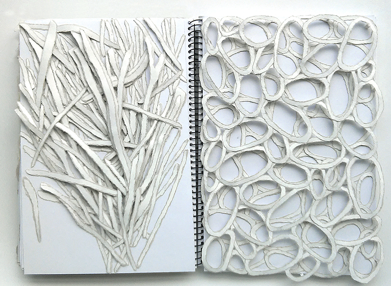 paper art sketches, Bianca Severijns, paper artist, paper sketch