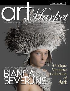 Bianca Severijns, paper art, paper artist, contemporary art, contemporary artist, contemporary art, art market magazine, cover, Sisters series 2019